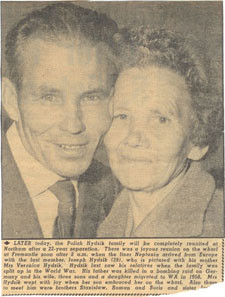 Hydzik family arival in Perth 1963